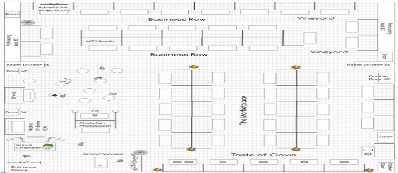 <h1>Exhibition Floor Plan </h1>